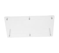 HOLIDYOYO Présentoir de Cartes à Collectionner en Acrylique Transparent pour Bureau, Support Rigide 3 Compartiments, Porte-Cartes Baseball, Exposition de Cartes de Sport