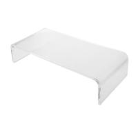 HOLIDYOYO Protecteur De Clavier Anti-Pont en Acrylique Transparent pour Bureau, Support Rehausseur Multifonction, Rangement Clavier Et Écran, Dimensions 45x20x10 Cm, Protège Chat Et Poussière