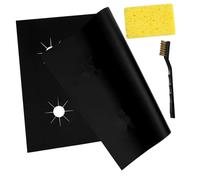 HOLIDYOYO Protection Pour Cuisinière à Gaz De Revêtements De Protection Couvercles De Brûleur Facile à Nettoyer Résistant Chaleur