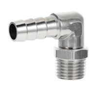 HOLIDYOYO Raccord Coudé 1/4 en Cuivre Nickelé, Coupleur Pneumatique Résistant Haute Pression, Raccords Rapides pour Tuyau D’air Compresseur, Accessoires pour Usage Professionnel et Atelier