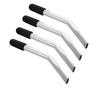 HOLIDYOYO Rallonges de Freins pour Fauteuil Roulant 4 Pièces en Fer Noir et Blanc 210 MM Accessoires Compatibles pour Poignées de Frein Amélioration du Contrôle et Autonomie Utilisateur