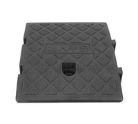 HOLIDYOYO Rampe de Seuil Plastique Portable Légère Tapis de Pente Antidérapant Robuste Rampe Bordure Allée pour Fauteuil Vélo Scooter Voiture