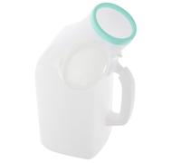 HOLIDYOYO Récipient Transparent en Plastique Blanc Brosse de Nettoyage 1200ml Réutilisable Grand Capacité Urinoir pour Homme pour Patients et Usage en Voiture
