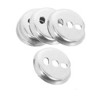 HOLIDYOYO Remplacement de la bride du porte-serviettes, lot de 5 pièces en acier inoxydable de 35 mm de diamètre, supports de fixation dissimulés pour porte-serviettes mural, salle de bain