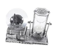 HOLIDYOYO Sablier Musical Cristal avec Boule à Décoration De Bureau Vintage Horloge De Sable Éclairée pour Intérieur Et Centre De Table