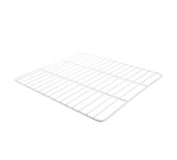 HOLIDYOYO Séparateur de Grille Métallique Blanc 449 X 40 CM pour Congélateur Étagère Réglable sans Protection Adaptée au Rangement Organisé Optimisation Espace et Circulation D’Air pour