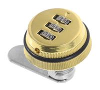 HOLIDYOYO Serrure à Code pour Armoire et Tiroir Verrouillage Sécurisé pour Placard Coffre et Casier Installation Facile Protection Effraction pour Bureau et Maison Doré