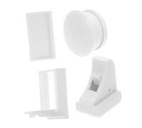 HOLIDYOYO Serrure Magnétique Invisible Intégration sans Couture pour Tiroirs et Armoires en Abs Blanc, Verrouillage Sécurisé pour Espaces de Rangement et Garde-manger