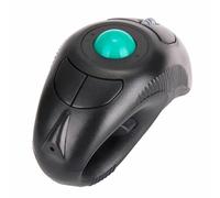 HOLIDYOYO Souris à Commande par Pouce sans Fil 2.4Ghz Design Dauphin 5 Boutons avec Port USB pour Laptop Utilisateurs Droitiers Et Gauchers