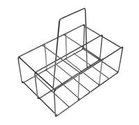 HOLIDYOYO Support à Bouteilles de Lait Forgé Panier de Rangement Portable Étagère Multifonctionnelle Support Cuisine Bar Restaurant pour Stockage de Bouteilles