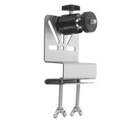 HOLIDYOYO Support de Gouttière Argenté en Acier Inoxydable et Plastique pour Caméra de Sécurité Extérieure Réglage Précis de l'angle, Solide pour Usage sous Gouttière