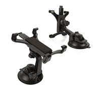 HOLIDYOYO Support De Tablette pour Voiture Support De Tablette Rotatif à 360° Passagers Arrière Ajustable 7 à 9 Pouces Noir Fixation Pare-Brise Tableau De Bord