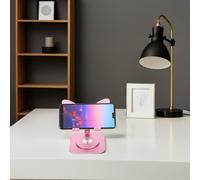 HOLIDYOYO Support Téléphone Bureau Réglable Pliable Rotatif Support Mobile Ergonomique Portable pour Maison Bureau et Voyage Maintien Sécurisé Anti-Chute