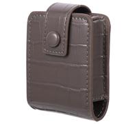 HOLIDYOYO Trousse à Rouge à lèvres en Cuir PU avec Miroir intégré pour Voyage et soirées, Pochette Maquillage compacte Facile à Porter pour amoureuses