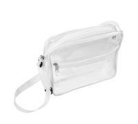 HOLIDYOYO Trousse de Maquillage Transparente Légère avec Fermeture Éclair Pochette de Voyage Compacte pour Cosmétiques Rangement Pratique pour Femme et Fille