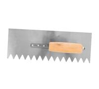 HOLIDYOYO Truelle à Main pour Enduit et Béton avec Manche Incurvé Ergonomique Outil Compact pour Enlèvement Huile et Saleté Dents Pointues Polyvalente pour Travaux de Peinture et Maçonnerie