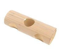 HOLIDYOYO Tunnel en Bambou Naturel pour Hamster et Petits Animaux, Cachette Ludique et Refuge Sécurisé, Taille Moyenne, D’Exploration pour Cage, Abri Couleur Aléatoire Style Aléatoire