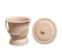 HOLIDYOYO Urinoir Portable Anti-Odeur Couvercle Pot de Chambre pour Garçon et Filles et Adultes Urinoir de Nuit Antidérapant Matériau Solide Enceintes et Personnes Âgées 1 Pièce