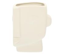 HOLIDYOYO Vase Céramique Original Visage Humain pour Fleurs Séchées Décoration Chic Maison Bureau Salon Matériau Lisse et Stable Ornement Moderne pour Centre de Table