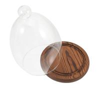 HOLIDYOYO Verre Transparent avec Base sous pour Fleurs et Micro Décoration Romantique pour Saint Valentin