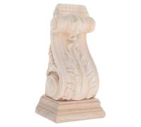 HOLIDYOYO Wood Corbels Bois Sculpté pour Étagères Appliques Murales Rustiques Bois Décoration Européenne Élégante pour Meubles Et Rangement