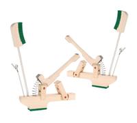 HOLIDYOYO Wooden Piano Keyboard Hammer Butts 2pcs for Upright Piano with Versatile Use and Easy Installation in Teaching Settings
