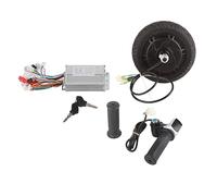 Holigie 48V 350W Brushless Wheel Hub Motor for 8in Electric Scooter Conversion Set Suitable DIY Scooter LCD Throttle Aluminum Alloy Controller