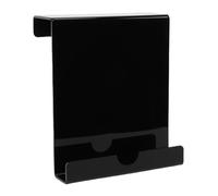 Holigie Support de Tablette pour Tapis Roulant, Support de Lecture pour vélo d'exercice, Support de Livre en Acrylique avec Installation Facile pour l'exercice en Salle de Sport, idéal (Black)