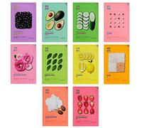 Holika Holika Pure Essence Mask Sheet 20ml Pack of 10, 100% Natural Tencel Sheet, Easy to Open