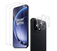 Holilo 2+2 Pièces Pour Oneplus 15 Verre Trempé + CaméRa ArrièRe Protecteur, 9H Dureté aux Rayures RéSistant Verre Trempé Membrane, Protection DéCran CaméRa Film