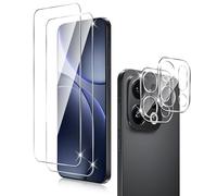 Holilo 2+2 Pièces pour Oppo Find X9 Verre Trempé + CaméRa ArrièRe Protecteur, 9H Dureté aux Rayures RéSistant Verre Trempé Membrane, Protection DéCran CaméRa Film