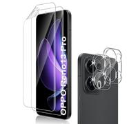 Holilo 【2+2 Pièces pour Oppo Reno 13 Pro 5G Protecteur d'écran Souple TPU + CaméRa ArrièRe Protecteur,9H Dureté aux Rayures RéSistant Verre Trempé Membrane, HD Protection DéCran CaméRa Film