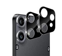 Holilo Caméra Arrière Protecteur pour Nothing CMF Phone 2 Pro, 2 Pièces 9H Dureté Anti-Rayures Ultra HD Protection écran Film Verre Trempé Film de Protection Caméra Lentille-Noir