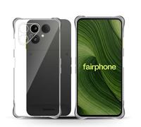 Holilo Coque pour Fairphone 6, Silicone Case Soyeux Housse Protective Etui Anti-Chocs Anti-Rayure Gel Case Étui Silicone Cover - Transparente