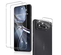 Holilo pour ASUS Zenfone 12 Ultra Verre Trempé + CaméRa ArrièRe Protecteur,2+2 Pièces 9H Dureté aux Rayures RéSistant Verre Trempé Membrane, Protection DéCran CaméRa Film