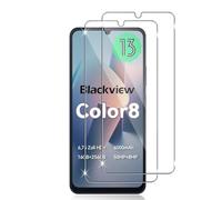 Holilo Pour Blackview Color 8 Verre Trempé, 【2 Pièces】 9H Dureté Résistant aux Rayures Verre Trempé Membrane, Sans Bulles Anti-Empreintes HD Protection DéCran