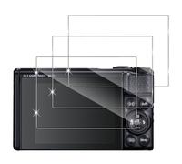 Holilo pour Canon PowerShot SX740 HS Verre Trempé 3 Pièces, 9H Dureté Résistant aux Rayures Verre Trempé Membrane, sans Bulles Anti-Empreintes HD Protection DéCran