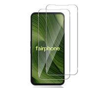 Holilo pour Fairphone 6 5G Verre Trempé, 【2 Pièces】 9H Dureté Résistant aux Rayures Verre Trempé Membrane, sans Bulles Anti-Empreintes HD Protection DéCran