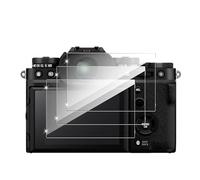 Holilo pour Fujifilm X-T5 Verre Trempé 3 Pièces, 9H Dureté Résistant aux Rayures Verre Trempé Membrane, sans Bulles Anti-Empreintes HD Protection DéCran