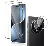 Holilo Pour Honor Magic 7 Pro 5G/Magic7 Pro Verre Trempé + CaméRa ArrièRe Protecteur,【2+2 Pièces】 9H Dureté aux Rayures RéSistant Verre Trempé Membrane, Sans Bulles HD Protection DéCran CaméRa Film
