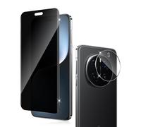 Holilo pour Honor Magic 7 Pro Anti-Espion Verre Trempé+ Caméra Arrière Protecteur, [1+1] Pièces 9H Dureté Privacy Verre Trempé Membrane Anti-Spy Protection D'écran Anti-Peeping