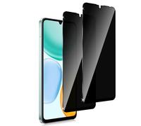 Holilo pour Honor X5C Plus 4G Anti-Espion Verre Trempé 2 Pièces, 9H Dureté Privacy Verre Trempé Membrane Anti-Spy Protection D'écran Anti-Peeping Anti Rayures Film Protection