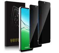 Holilo Pour Oppo A5 4G/5G/A5X 4G/5G/A5m,9H Dureté Privacy Verre Trempé Membrane Anti-Espion Verre Trempé 2 Pièces Anti-Spy Protection D'écran Anti-Peeping Anti Rayures Film Protection
