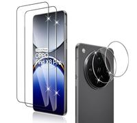 Holilo pour Oppo Find X8 Pro 5G Verre Trempé + CaméRa ArrièRe Protecteur【2+2 Pièces】,9H Dureté aux Rayures RéSistant Verre Trempé Membrane, sans Bulles HD Protection DéCran CaméRa Film