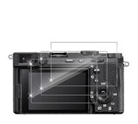Holilo pour Sony Alpha A7IV ZV-E1 A7CII A7CR A6700 Verre Trempé 3 Pièces, 9H Dureté Résistant aux Rayures Verre Trempé Membrane, sans Bulles Anti-Empreintes HD Protection DéCran