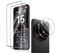 Holilo pour Xiaomi 15 Ultra 5G Verre Trempé + CaméRa ArrièRe Protecteur,2+2 Pièces 9H Dureté aux Rayures RéSistant Verre Trempé Membrane, Protection DéCran CaméRa Film