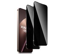 Holilo pour Xiaomi 15T/15T Pro 5G,9H Dureté Privacy Verre Trempé Membrane Anti-Espion Verre Trempé 2 Pièces Anti-Spy Protection D'écran Anti-Peeping Anti Rayures Film Protection