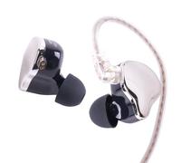 Holiper Écouteurs filaires à double aimant haute résolution, volume élevé, casque HiFi pour musique et jeu, écouteurs amovibles avec cordon USB de type C avec crochet d'oreille, isolation du bruit