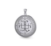 Holistic Trader Peter Stone Jewellery Pendentif symbole de l'archange Gabriel en argent sterling 925