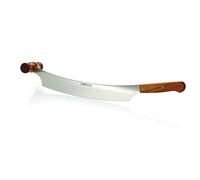 BOSKA Couteau à Fromage Hollandais Professionnel - Longueur de Lame Utile : 250 mm, Poignées en Bois, Pour Fromages Durs et Tendres - Longueur Totale 430 mm